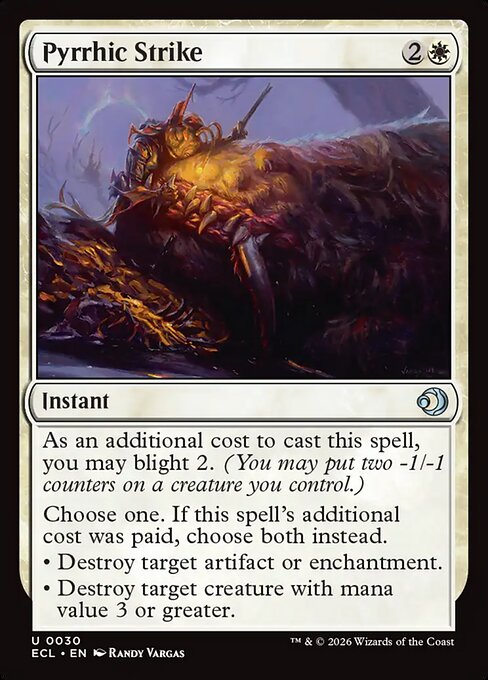 Pyrrhic Strike (Lorwyn Eclipsed)