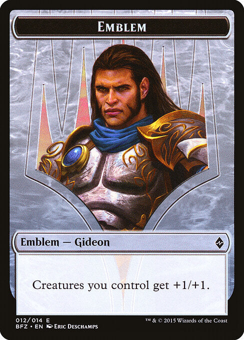 Gideon, Ally of Zendikar Emblem (Battle for Zendikar Tokens)