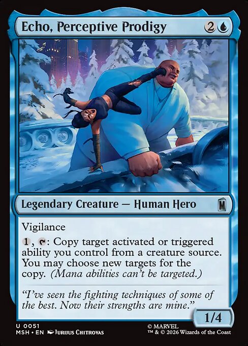 Echo, Perceptive Prodigy (Marvel Super Heroes)