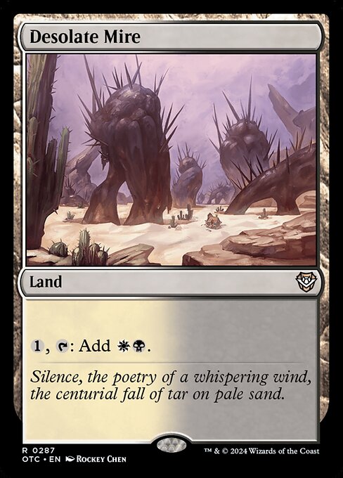 Desolate Mire (Outlaws of Thunder Junction Commander)