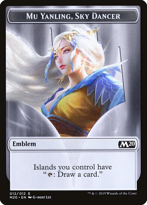 Mu Yanling, Sky Dancer Emblem (Core Set 2020 Tokens)