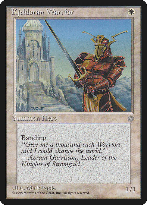 Kjeldoran Warrior (Ice Age)
