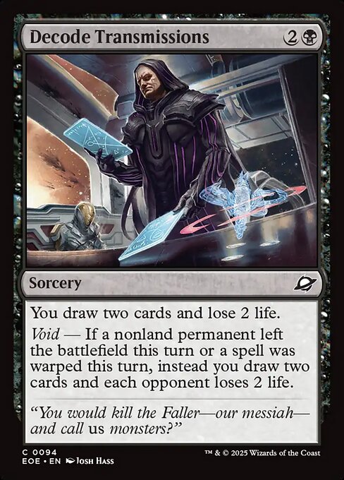 Decode Transmissions (Edge of Eternities)