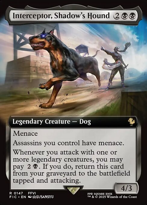 Interceptor, Shadow's Hound (Final Fantasy Commander)