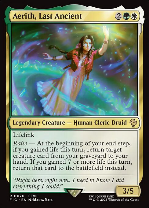 Aerith, Last Ancient (Final Fantasy Commander)