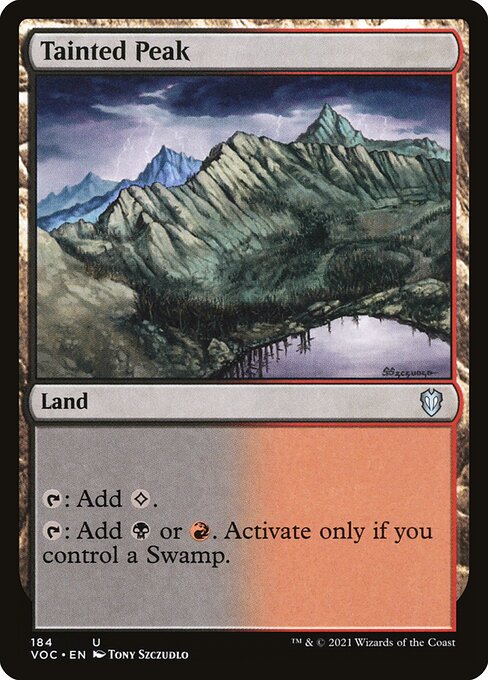 Tainted Peak (Crimson Vow Commander)