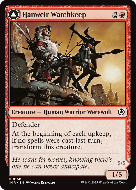 Hanweir Watchkeep // Bane of Hanweir (Innistrad Remastered)
