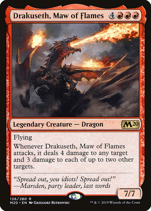 Drakuseth, Maw of Flames (Core Set 2020)