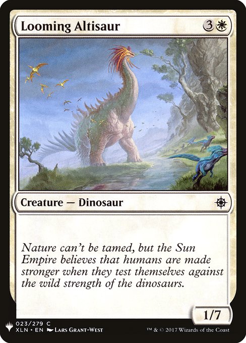 Looming Altisaur (The List)