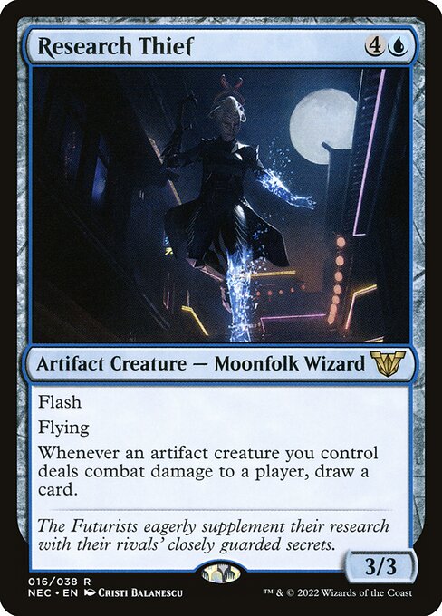 Research Thief (Neon Dynasty Commander)