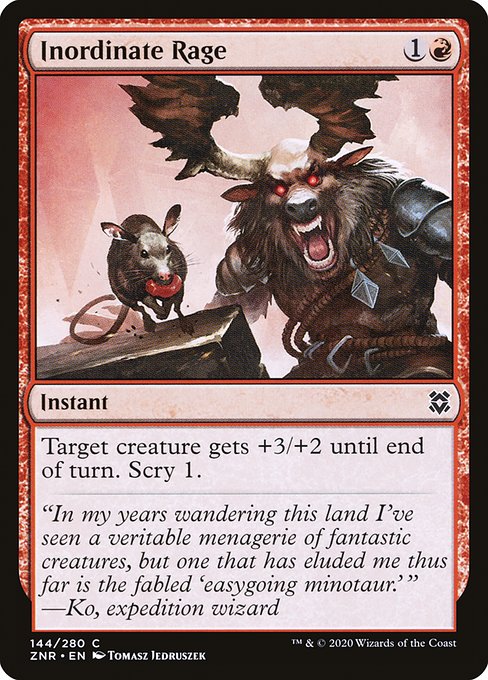 Inordinate Rage (Zendikar Rising)