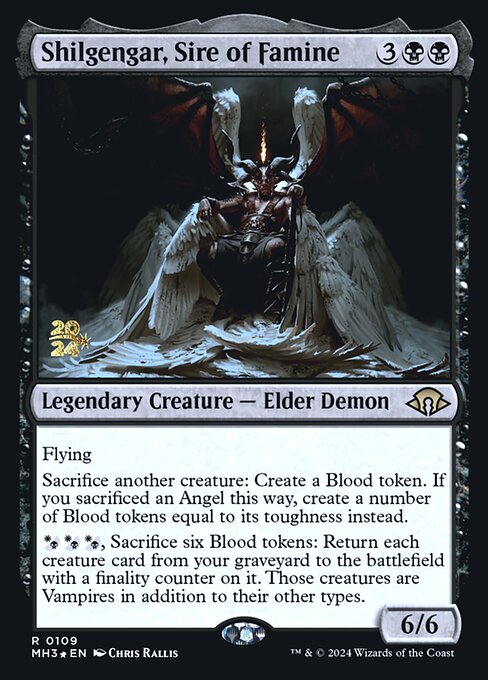 Shilgengar, Sire of Famine (Modern Horizons 3 Promos)
