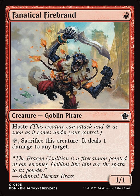 Fanatical Firebrand (Foundations)
