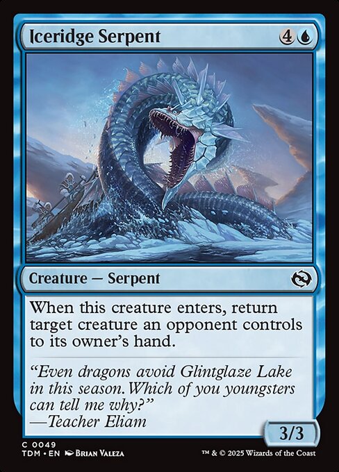 Iceridge Serpent (Tarkir: Dragonstorm)