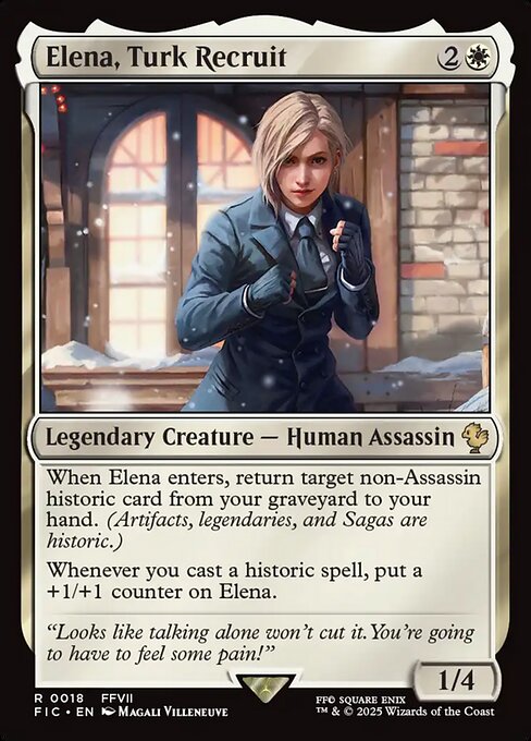 Elena, Turk Recruit (Final Fantasy Commander)