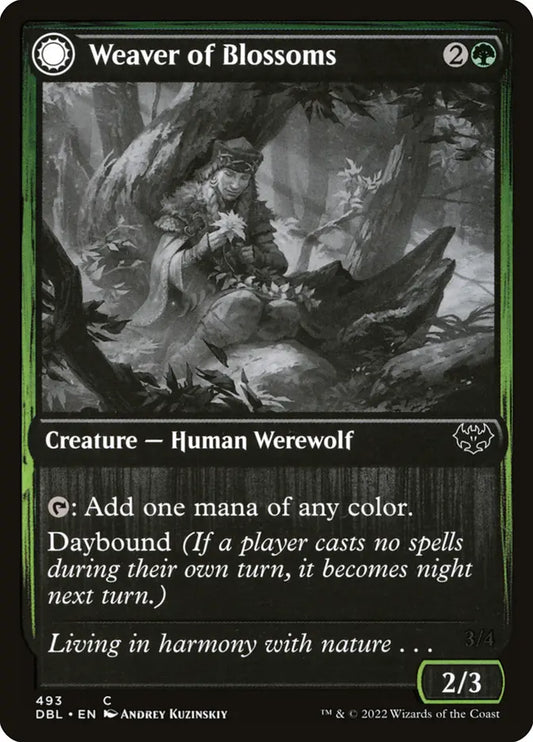 Weaver of Blossoms // Blossom-Clad Werewolf (Innistrad: Double Feature)