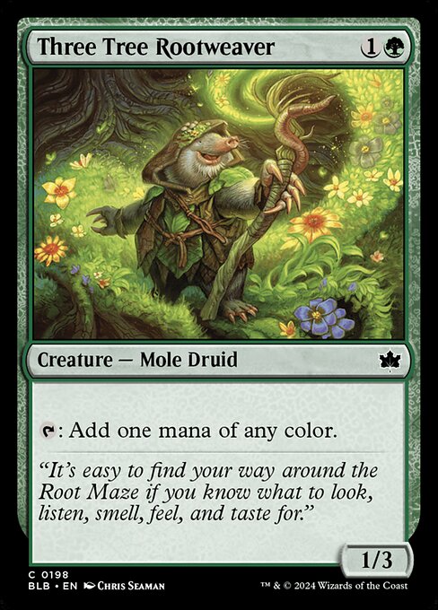 Three Tree Rootweaver (Bloomburrow)