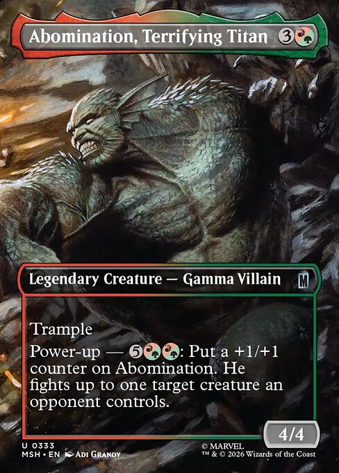 Abomination, Terrifying Titan (Marvel Super Heroes)