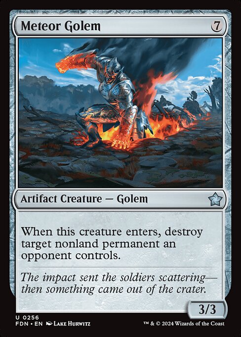 Meteor Golem (Foundations)