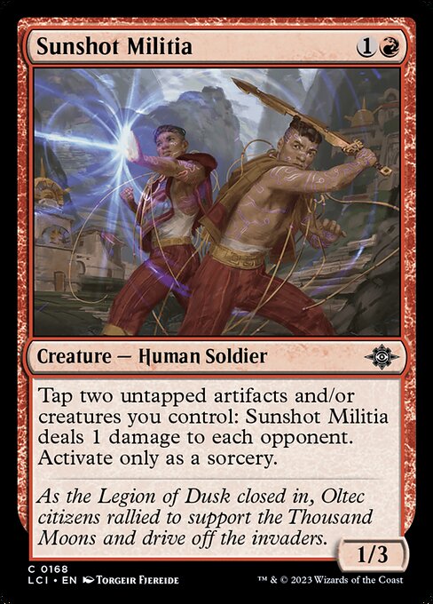 Sunshot Militia (The Lost Caverns of Ixalan)