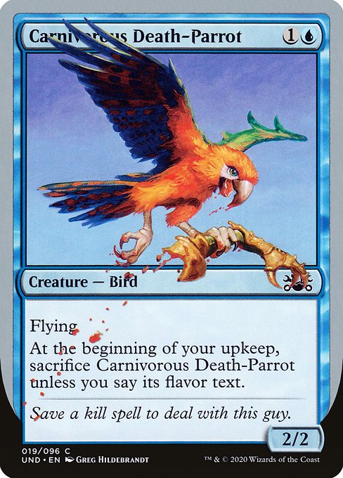 Carnivorous Death-Parrot (Unsanctioned)