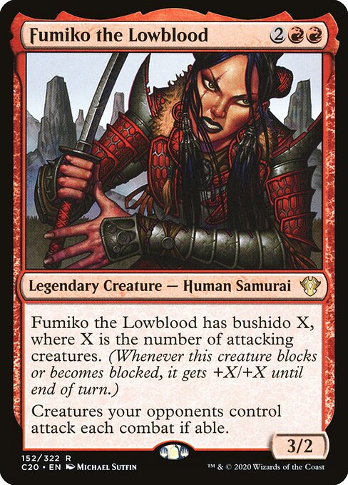 Fumiko the Lowblood (Commander 2020)