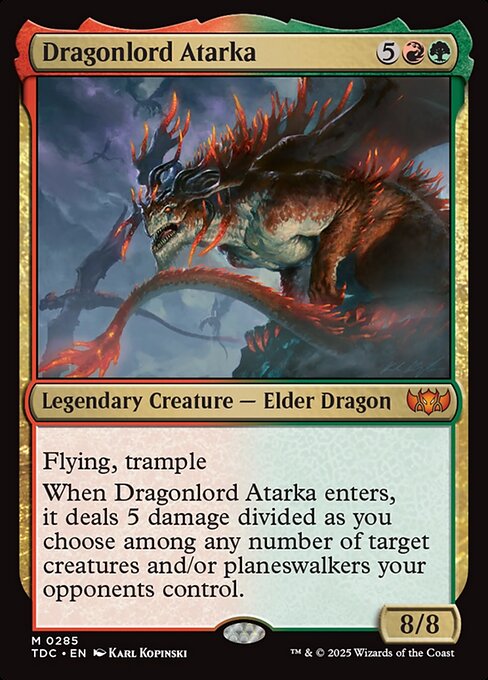 Dragonlord Atarka (Tarkir: Dragonstorm Commander)