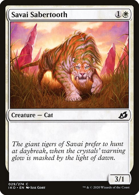Savai Sabertooth (Ikoria: Lair of Behemoths)