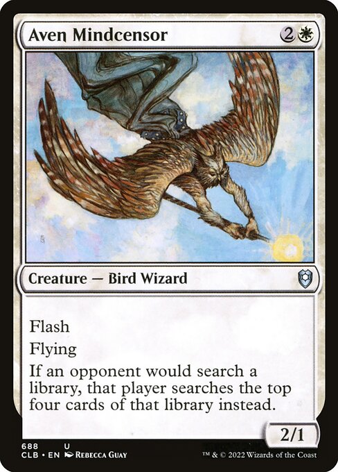 Aven Mindcensor (Commander Legends: Battle for Baldur's Gate)
