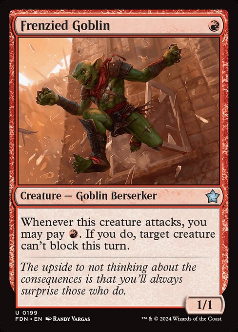 Frenzied Goblin (Foundations)