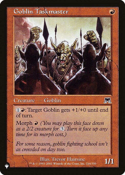 Goblin Taskmaster (The List)