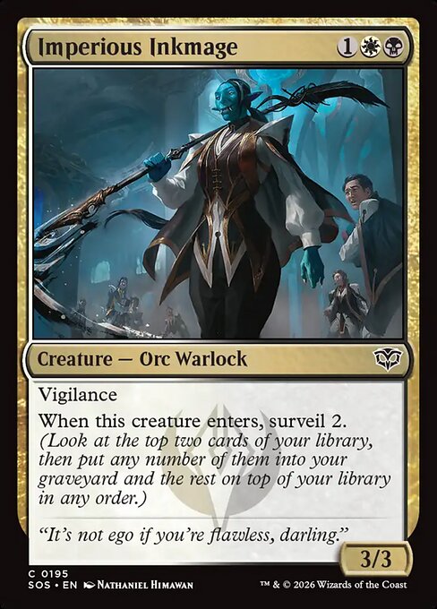 Imperious Inkmage (Secrets of Strixhaven)