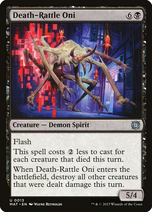 Death-Rattle Oni (March of the Machine: The Aftermath)