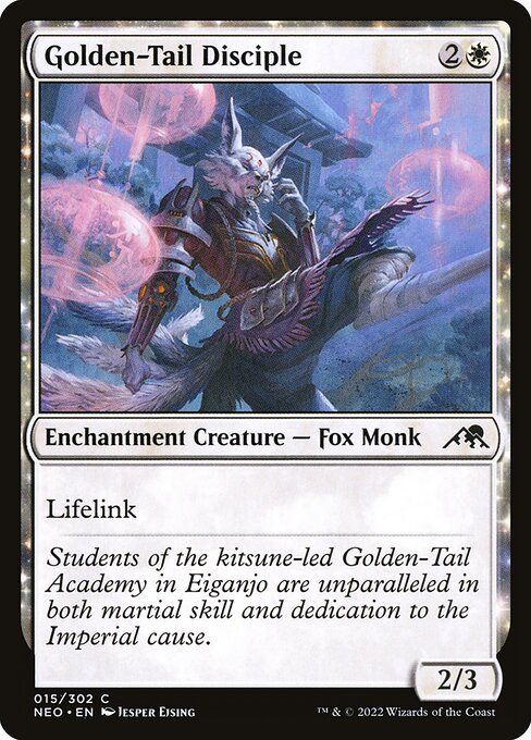 Golden-Tail Disciple (Kamigawa: Neon Dynasty)