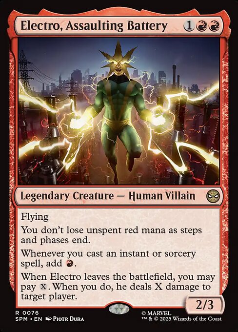 Electro, Assaulting Battery (Marvel's Spider-Man)