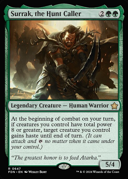 Surrak, the Hunt Caller (Foundations)