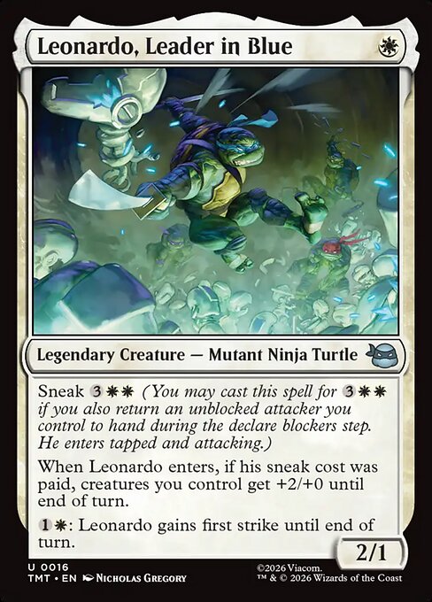 Leonardo, Leader in Blue (Teenage Mutant Ninja Turtles)