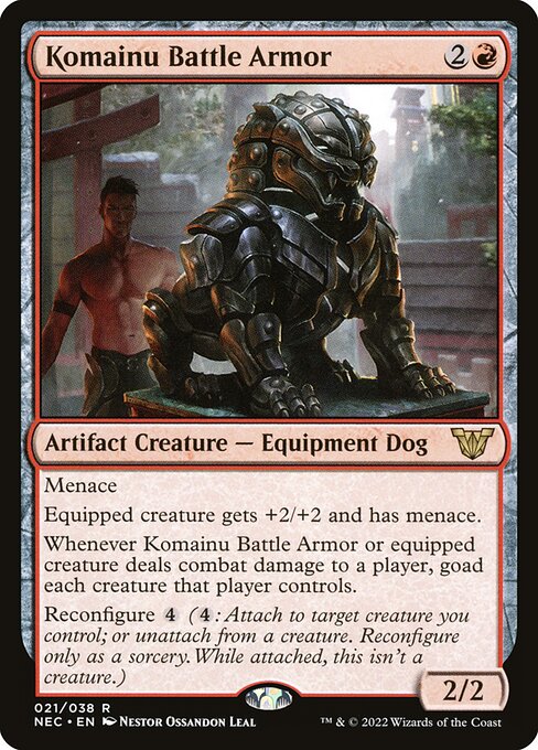 狛犬の戦闘装束（神河：輝ける世界統率者）