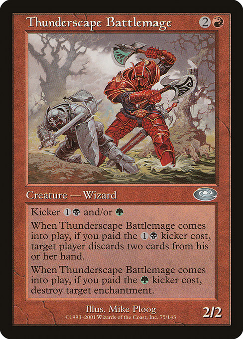 Thunderscape Battlemage (Planeshift)