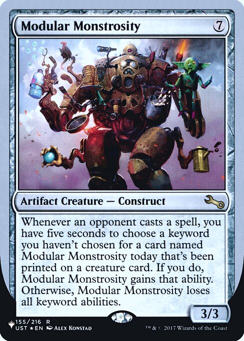 Modular Monstrosity (The List (Unfinity Foil Edition))