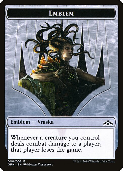 Vraska, Golgari Queen Emblem (Guilds of Ravnica Tokens)