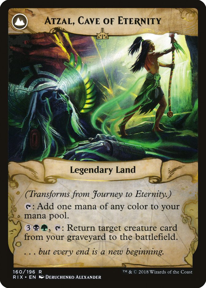 Journey to Eternity // Atzal, Cave of Eternity (Rivals of Ixalan)