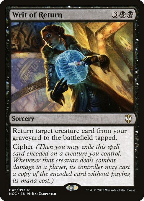 Writ of Return (New Capenna Commander)