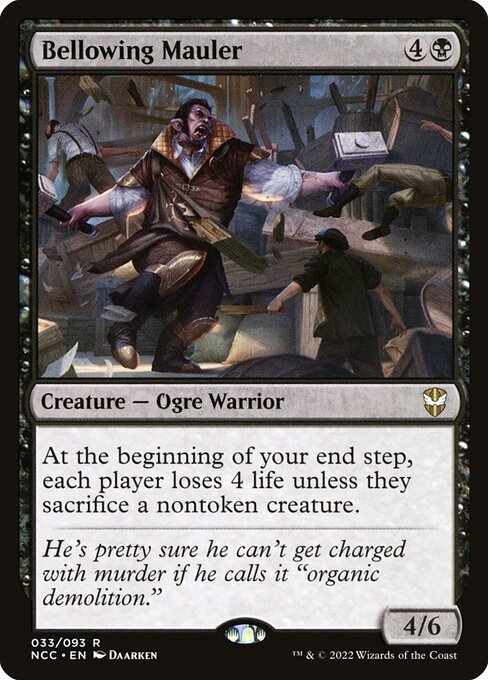 Bellowing Mauler (New Capenna Commander)