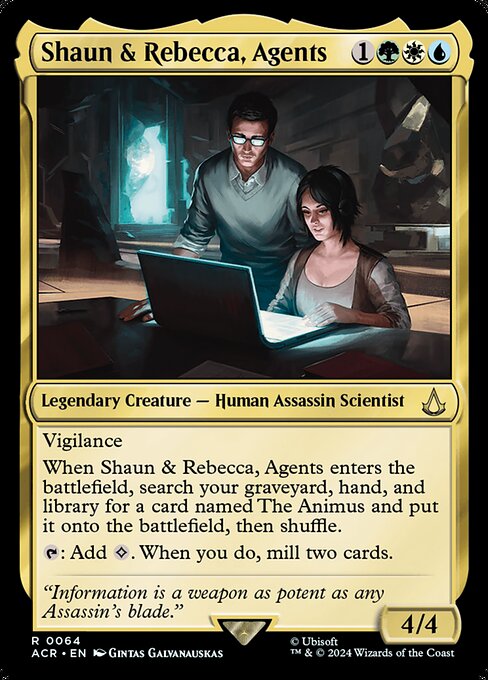 Shaun & Rebecca, Agents (Assassin's Creed)