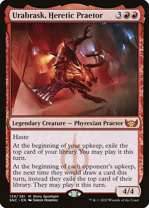 Urabrask, Heretic Praetor (Streets of New Capenna)
