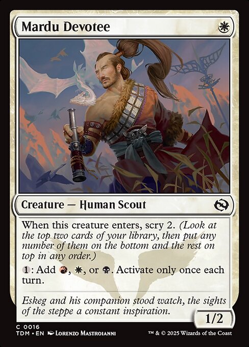 Mardu Devotee (Tarkir: Dragonstorm)