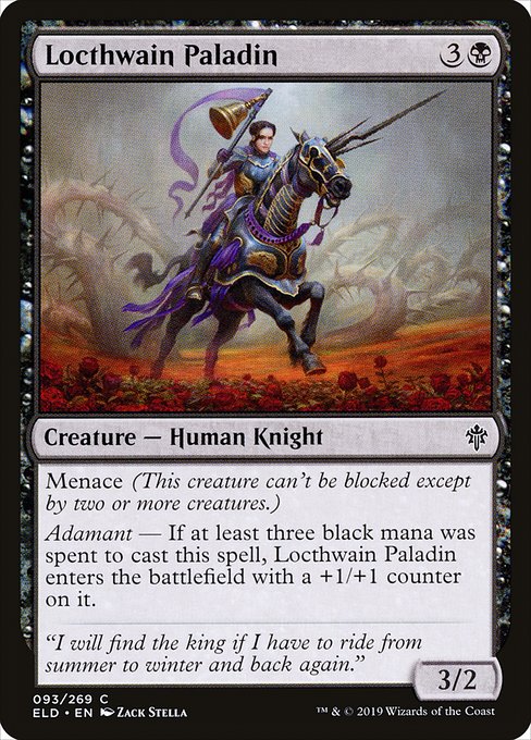 Locthwain Paladin (Throne of Eldraine)