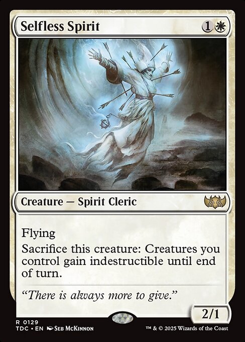 Selfless Spirit (Tarkir: Dragonstorm Commander)