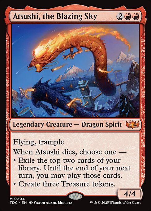 Atsushi, the Blazing Sky (Tarkir: Dragonstorm Commander)